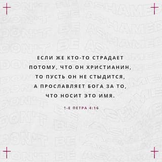 1-е Петра 4:15-19 - Пусть причиной ваших страданий не будет убийство, воровство, злой умысел или желание навязать свою волю другим. Однако если кто пострадает, потому что он «последователь Христа», то пусть не стыдится, а прославит Бога за то, что носит это имя. Настало время суда для семьи Божьей. И если начнётся он с нас, то что же станет с теми, кто не повиновался Благой Вести Божьей? «И если трудно праведнику спастись, то что же будет с нечестивцем и грешником?» И потому те, кто страдают, зная, что на это есть воля Божья, должны вверить свою жизнь верному Создателю и продолжать творить добро.
