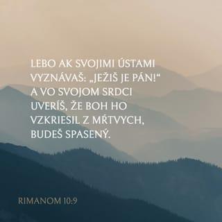 Rimanom 10:9 SEBDT