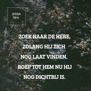 Jesaja 55:7 - Laten de mensen die zich niets van God aantrekken, een nieuw leven beginnen. En laten de slechte mensen van gedachten veranderen. Laten ze de Heer weer gaan dienen. Dan zal Hij goed voor hen zijn. Laten ze teruggaan naar onze God, want Hij vergeeft alles.