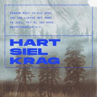 DEUTERONOMIUM 6:4-9 - “Luister, Israel, die Here is ons God, Hy is die enigste Here. Daarom moet jy die Here jou God liefhê met hart en siel, met al jou krag.
“Hierdie gebooie wat ek jou vandag gegee het, moet in jou gedagtes bly. Jy moet dit inskerp by jou kinders en met hulle daaroor praat as jy in jou huis is en as jy op pad is, as jy gaan slaap en as jy opstaan. Jy moet dit as herinneringsteken vasbind aan jou hande, en dit moet 'n merk op jou voorkop wees. Skryf dit op jou deurkosyne en op jou stadspoorte.