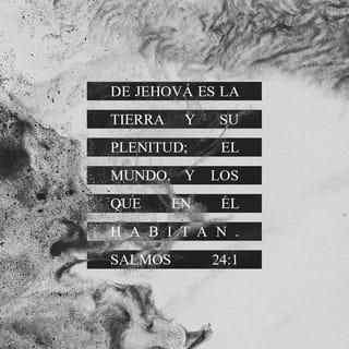 SALMOS 24:1-6 - De Jehová es la tierra y su plenitud;
El mundo, y los que en él habitan.
Porque él la fundó sobre los mares,
Y la afirmó sobre los ríos.
¿Quién subirá al monte de Jehová?
¿Y quién estará en su lugar santo?
El limpio de manos y puro de corazón;
El que no ha elevado su alma a cosas vanas,
Ni jurado con engaño.
Él recibirá bendición de Jehová,
Y justicia del Dios de salvación.
Tal es la generación de los que le buscan,
De los que buscan tu rostro, oh Dios de Jacob. Selah