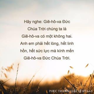 Phục Truyền 6:4 VIE2010 Kinh Thánh Tiếng Việt Bản Hiệu Đính 2010