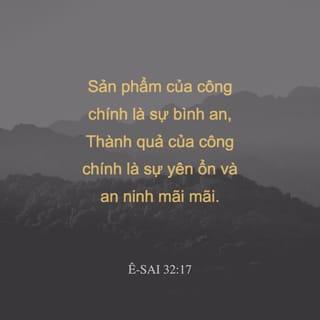 Ê-sai 32:17 VIE1925