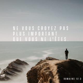 Romains 12:3-8 NFC Nouvelle Français courant