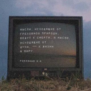 Послание к Римлянам 8:5-8 - Ибо живущие по плоти о плотском помышляют, а живущие по духу — о духовном. Помышления плотские суть смерть, а помышления духовные — жизнь и мир, потому что плотские помышления суть вражда против Бога; ибо закону Божию не покоряются, да и не могут. Посему живущие по плоти Богу угодить не могут.