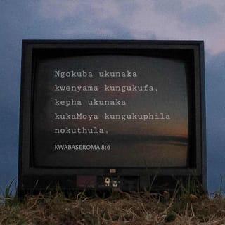 KwabaseRoma 8:5-10 - Ngokuba abokwenyama banaka okwenyama, kepha abakaMoya banaka okukaMoya. Ngokuba ukunaka kwenyama kungukufa, kepha ukunaka kukaMoya kungukuphila nokuthula. Ngokuba ukunaka kwenyama kungubutha kuNkulunkulu; ngokuba akuwuthobeli umthetho kaNkulunkulu, yebo, futhi kungekwenze; abasenyameni abanakumthokozisa uNkulunkulu.
Kepha nina anisenyameni, kodwa nikuye uMoya, uma uMoya kaNkulunkulu ehlala kini. Kepha uma umuntu engenaye uMoya kaKristu, lowo kasiye owakhe. Uma uKristu ekini, umzimba ufile ngenxa yesono, kepha umoya ungukuphila ngenxa yokulunga.