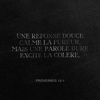 Proverbes 15:1 PDV2017