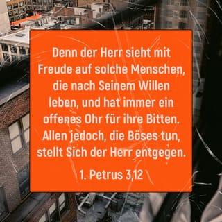 1. Petrus 3:12 HFA