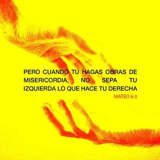 S. Mateo 6:3 RVR1960