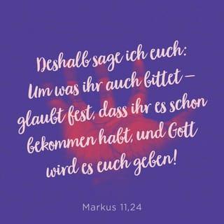 Markus 11:24 HFA
