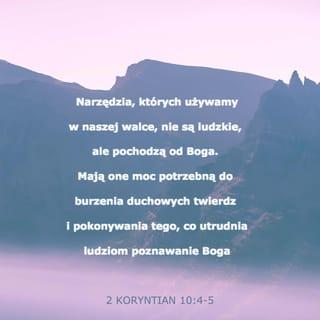 Drugi list do Koryntian 10:5 NBG Nowa Biblia Gdańska
