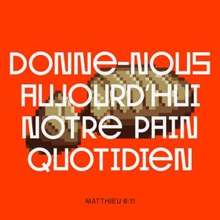 Matthieu 6:11 PDV2017