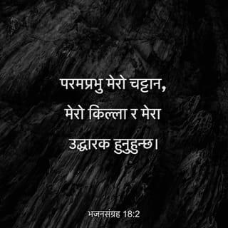 भजनसंग्रह 18:1-50 - हे परमप्रभु, मेरो शक्ति, म तपाईंलाई प्रेम गर्दछु।
परमप्रभु मेरो चट्टान, मेरो किल्ला र मेरा उद्धारक हुनुहुन्छ। मेरा परमेश्वर मेरो चट्टान हुनुहुन्छ, जसमा म शरण लिन्छु। उहाँ मेरो ढाल, र मेरा शक्तिशाली उद्धारक हुनुहुन्छ, मेरो गढ़।
म परमप्रभुलाई पुकार्छु, जो प्रशंसाको योग्य हुनुहुन्छ, अनि म मेरा शत्रुहरूबाट बचाइनेछु।
मृत्युका डोरीहरूले मलाई घेरे, विनाशको बाढ़ीले मलाई व्याकुल बनायो।
पातालका डोरीहरूले मलाई बेह्रे, मृत्युको पासोले मेरो सामना गर्यो।
मेरो आपत्मा मैले परमप्रभुलाई पुकार गरें,
र मदतको निम्ति मेरा परमेश्वरलाई हपारें। आफ्नो मन्दिरबाट उहाँले मेरो सोर सुन्नुभयो, मेरो पुकार उहाँको सामु, उहाँका कानमा पुग्यो।
पृथ्वीमा कम्पन भयो, अनि भूकम्प गयो, पहाड़हरूका जगहरू हल्लिए। तिनीहरू थरथर कामे, किनभने उहाँ रिसाउनुभएको थियो।
उहाँको नाकबाट धूवाँ निस्क्यो,
र भस्मकारी अग्नि उहाँको मुखबाट निस्क्यो, जलिरहेको आगोको भुङ्ग्रो त्यसभित्र दन्क्यो।
स्वर्गलाई फारेर उहाँ तल ओर्लनुभयो। अँध्यारो बादल उहाँका गोडामुनि थियो।
उहाँ करूबहरूमाथि सवार भएर उड्नुभयो,
र बतासका पखेटामा सवार भई माथि उड्नुभयो।
अन्धकारलाई उहाँले आफ्नो ओढ्ने तुल्याउनुभयो, पानीले काला भइसकेका बाक्ला बादललाई उहाँले आफ्नो मण्डप तुल्याउनुभयो।
उहाँका उपस्थितिको उज्ज्वलताबाट असिना र बिजुलीसहित बादलहरू अगि बढ़े।
परमप्रभु स्वर्गबाट गर्जनुभयो,
र सर्वोच्चको सोर गुञ्जायमान भयो।
उहाँले आफ्ना काँड़हरू हान्नुभयो,
र शत्रुहरूलाई तितरबितर पारिदिनुभयो, अनि चट्याङद्वारा तिनीहरू अस्तव्यस्त भए।
हे परमप्रभु, तपाईंको हप्कीमा, र तपाईंको नाकबाट निस्केको श्वासको विस्फोटले समुद्रका तहहरू देखा परे,
र पृथ्वीका जगहरू प्रकट भए।
उहाँले माथिबाट आफ्नो बाहुली पसारेर मलाई समात्नुभयो। उहाँले गहिरो सागरबाट मलाई तानेर निकाल्नुभयो।
उहाँले मलाई मेरा शक्तिशाली शत्रुबाट छुटाउनुभयो, मेरा शत्रुहरूबाट, जो मभन्दा अत्यन्तै शक्तिशाली थिए।
मेरो विपत्तिको दिनमा तिनीहरू ममाथि आइलागे, तर परमप्रभु मेरा सहारा हुनुभयो।
उहाँले मलाई फराकिलो ठाउँमा ल्याउनुभयो, उहाँले मलाई उद्धार गरिदिनुभयो, किनकि उहाँ मसँग प्रसन्न हुनुभएको थियो।
मेरो धार्मिकताअनुसार परमप्रभुले मसँग व्यवहार गर्नुभयो। मेरा हातका शुद्धताको अनुरूप उहाँले मलाई प्रतिफल दिनुभयो।
किनकि म परमप्रभुको मार्गमा चलेको छु, मेरा परमेश्वरबाट तर्केर मैले दुष्टता गरेको छैनँ।
उहाँका सारा नियमहरू मेरै सामुन्ने छन्,
र उहाँका कानूनहरू मैले त्यागेको छैनँ।
उहाँको दृष्टिमा म निर्दोष थिएँ,
र दोषबाट मैले आफैलाई अलग्ग राखें।
परमप्रभुले मेरो धार्मिकताअनुसार
र उहाँको दृष्टिमा मेरा हातका शुद्धता अनुरूप मलाई प्रतिफल दिनुभएको छ।
वफादारप्रति तपाईं वफादार हुनुहुन्छ, निर्दोषसँग तपाईं आफूलाई निर्दोष प्रकट गर्नुहुन्छ।
शुद्धसँग तपाईं आफै शुद्धै देखा पर्नुहुन्छ, तर बाङ्गोसँग तपाईं आफूलाई चतुर प्रकट गर्नुहुन्छ।
दीन-हीन मानिसहरूलाई तपाईं छुटाउनुहुन्छ, तर अहङ्कारी आँखा हुनेहरूलाई तपाईंले झुकाइदिनुहुनेछ।
हे परमप्रभु, तपाईंले मेरो दियो बालिराख्नुहुन्छ, मेरा परमेश्वरले मेरो अन्धकारलाई उज्यालोमा परिवर्तन गर्नुहुन्छ।
तपाईंको सहायताले म फौजमाथि आक्रमण गर्न सक्छु,
र मेरा परमेश्वरको सहायताले म पर्खाल नाघ्न सक्छु।
परमेश्वरको विषयमा भन्ने हो भने, उहाँको मार्गचाहिँ सिद्ध छ, परमप्रभुको वचन सच्चा छ। उहाँमा शरण लिनेहरू सबैका उहाँ ढाल हुनुहुन्छ।
किनकि परमप्रभुबाहेक अरू को परमेश्वर छ र? हाम्रा परमेश्वरबाहेक अरू चट्टान को छ र?
उनै परमेश्वर, जसले मलाई शक्तिशाली तुल्याउनुहुन्छ,
र मेरो मार्गलाई सिद्ध तुल्याउनुहुन्छ।
उहाँले मेरा खुट्टाहरू मृगको खुट्टाजस्तै तुल्याउनुहुन्छ,
र उच्च स्थानमा खड़ा हुन मलाई सक्षम बनाउनुहुन्छ।
उहाँले मेरा हातहरूलाई युद्धको निम्ति तालीम दिनुहुन्छ, यसैले मेरा पाखुराले काँसाको धनु झुकाउन सक्छन्।
तपाईंले मलाई आफ्नो विजयको ढाल दिनुभएको छ,
र तपाईंको दाहिने बाहुलीले मलाई सहारा दिएको छ। मलाई महान् बनाउन तपाईं स्वयम् झुक्नुहुन्छ।
मेरा पाइलाहरूका निम्ति तपाईं फराकिलो बाटो बनाउनुहुन्छ,
र मेरा गोडा चिप्लनेछैनन्।
मेरा शत्रुहरूलाई खेदेर मैले तिनीहरूलाई भेट्टाएँ, तिनीहरू संहार नहोउञ्जेल म फर्किनँ।
तिनीहरू उठ्न नसक्ने गरी मैले तिनीहरूलाई हिर्काएँ, तिनीहरू मेरा पाउमुनि लोटे।
तपाईंले मलाई लड़ाइँको निम्ति शक्तिशाली तुल्याउनुभयो, मेरा शत्रुहरूलाई तपाईंले मेरा खुट्टामा झुकाउनुभयो।
तपाईंले मेरा शत्रुहरूलाई पिठिउँ फर्काएर भाग्न विवश पार्नुभयो,
र मेरा शत्रुहरूलाई मैले संहार पारें।
मदतको निम्ति तिनीहरूले पुकारे, तर तिनीहरूलाई बचाउने कोही थिएन। परमप्रभुलाई पनि पुकारे, तर उहाँले तिनीहरूलाई जवाफ दिनुभएन।
बतासमा उड्ने धूलोजस्तो मैले तिनीहरूलाई धूलोपीठो पारें, गल्लीको हिलोझैँ मैले तिनीहरूलाई फालें।
मानिसहरूको आक्रमणबाट तपाईंले मलाई छुटाउनुभएको छ, तपाईंले मलाई जाति-जातिहरूका नेता बनाउनुभएको छ, अपरिचित मानिसहरू मेरो अधीनमा छन्।
मेरो आदेश सुन्ने बित्तिकै तिनीहरूले सो पालन गर्छन्, विदेशीहरू मेरो अगि निहुरिन्छन्।
विदेशीहरू डरले शिथिल हुन्छन्, तिनीहरू आ-आफ्ना किल्लाहरूबाट डरले काम्दै निस्कन्छन्।
परमप्रभु जीवित हुनुहुन्छ! मेरो चट्टानको स्तुति-प्रशंसा होस्। मेरा उद्धारक परमेश्वर उच्च होऊन्।
उहाँ परमेश्वर हुनुहुन्छ, जसले मेरो बदला लिनुहुन्छ, उहाँले नै मानिसहरूलाई मेरो वशमा पारिदिनुहुन्छ,
उहाँले मलाई मेरा शत्रुहरूबाट छुटाउनुहुन्छ। मेरा शत्रुहरूमाथि तपाईंले मलाई उच्च पार्नुभयो, हिंसक मानिसहरूबाट तपाईंले मलाई छुटाउनुभयो।
यसैकारण हे परमप्रभु, जातिहरूका बीचमा म तपाईंको प्रशंसा गर्नेछु,
र तपाईंका नाउँको स्तुति गाउनेछु।
उहाँले आफ्ना राजालाई महान् विजय दिनुहुन्छ,
र उहाँका अभिषिक्त राजा दाऊद र तिनका वंशमाथि उहाँले सदासर्वदा आफ्नो अचूक करुणा देखाउनुहुन्छ।