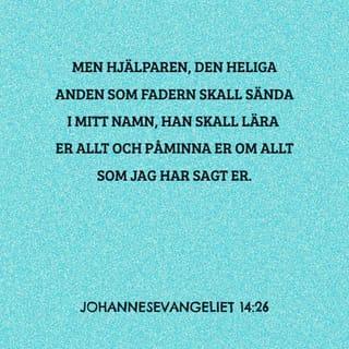 Johannesevangeliet 14:26 SFB98 Svenska Folkbibeln