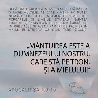 Apocalipsa 7:9-10 VDC Biblia sau Sfânta Scriptură cu Trimiteri 1924, Dumitru Cornilescu