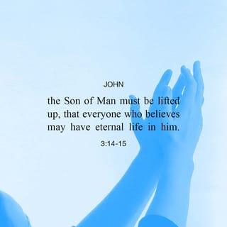 John 3:14-15 NLT New Living Translation