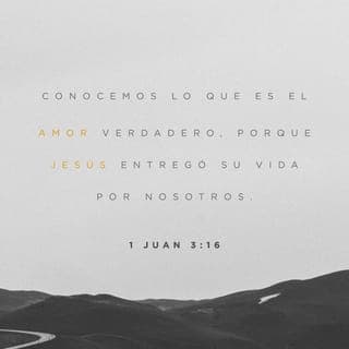 1 JUAN 3:15-16 - Todo aquel que aborrece a su hermano es homicida; y sabéis que ningún homicida tiene vida eterna permanente en él. En esto hemos conocido el amor, en que él puso su vida por nosotros; también nosotros debemos poner nuestras vidas por los hermanos.
