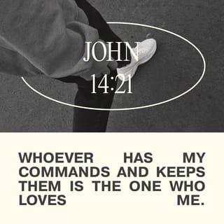 John 14:21 NLT New Living Translation