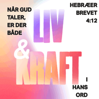 Hebræerbrevet 4:12 - Pas på ikke at være ulydige, for når Gud taler, er der både liv og kraft i hans ord. De er skarpere end noget tveægget sværd og er i stand til at trænge ind i hjertets inderste kroge. Guds ord afslører vores hemmeligste tanker og motiver, og de sætter skel mellem det sjælelige og det åndelige.