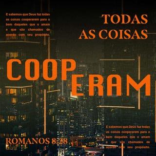 Romanos 8:28 NVI Nova Versão Internacional - Português