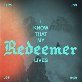 Job 19:25-27 - I know that my redeemer lives,
and that in the end he will stand on the earth.
And after my skin has been destroyed,
yet in my flesh I will see God;
I myself will see him
with my own eyes—I, and not another.
How my heart yearns within me!