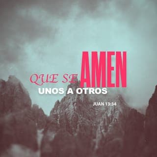 San Juan 13:34-35 - Les doy este mandamiento nuevo: Que se amen los unos a los otros. Así como yo los amo a ustedes, así deben amarse ustedes los unos a los otros. Si se aman los unos a los otros, todo el mundo se dará cuenta de que son discípulos míos.