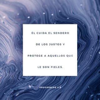 PROVERBIOS 2:7-10 - Él provee de sana sabiduría a los rectos;
Es escudo a los que caminan rectamente.
Es el que guarda las veredas del juicio,
Y preserva el camino de sus santos.
Entonces entenderás justicia, juicio
Y equidad, y todo buen camino.
Cuando la sabiduría entrare en tu corazón,
Y la ciencia fuere grata a tu alma