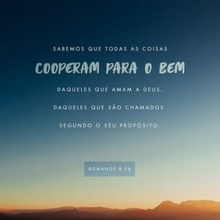 Romanos 8:28 NVI Nova Versão Internacional - Português