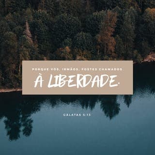 Gálatas 5:13 - Porém vocês, irmãos, foram chamados para serem livres. Mas não deixem que essa liberdade se torne uma desculpa para permitir que a natureza humana domine vocês. Pelo contrário, que o amor faça com que vocês sirvam uns aos outros.