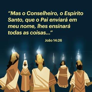 João 14:26 - Contudo, o Conselheiro, o Espírito Santo, que o Pai enviará em meu nome, ensinará a vocês todas as coisas e fará que se lembrem de tudo o que eu disse.