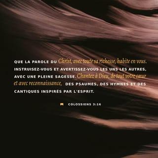 Colossiens 3:16 PDV2017