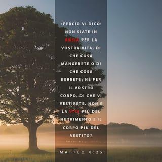 Vangelo secondo Matteo 6:25-34 NR06