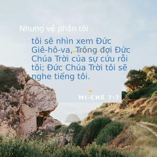 Mi-ca 7:7 - Riêng tôi, tôi ngưỡng vọng Chúa Hằng Hữu.
Tôi chờ đợi Đức Chúa Trời giải cứu tôi,
Đức Chúa Trời tôi sẽ nghe tôi.