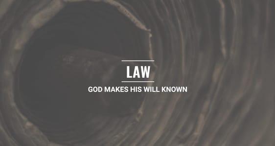 Session 8 - Law: God Makes His Will Known