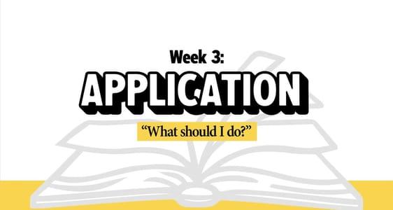 Methods Series || Week 3: Application