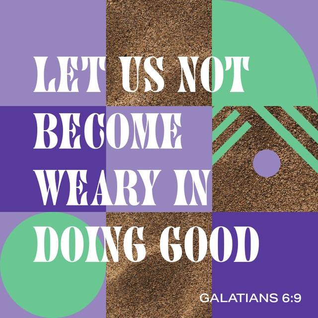 Verse of the Day - Galatians 6:9 (GAL.6.9)