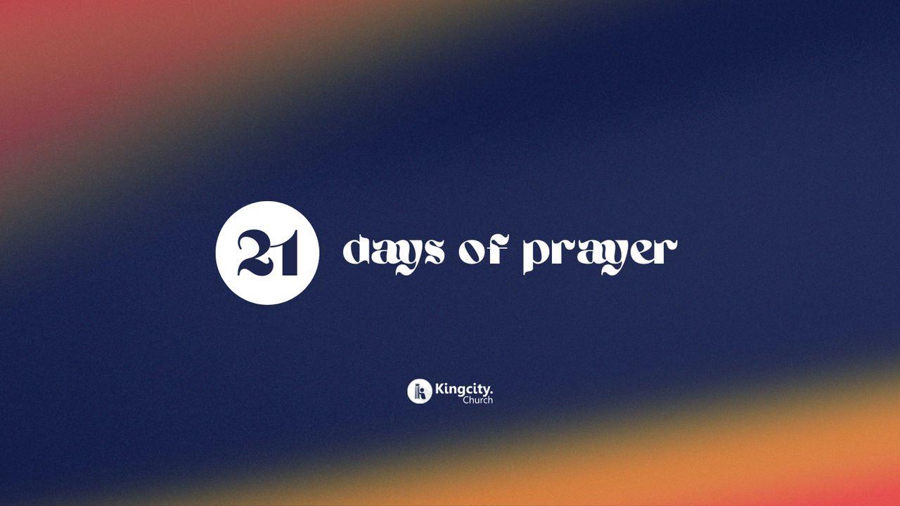 21 Days of Prayer (Renew, Rebuild, Restore)