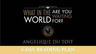What In The World Are You Waiting For? By Angelique Du Toit