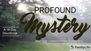 Profound Mystery: Marriage Lessons from Ephesians