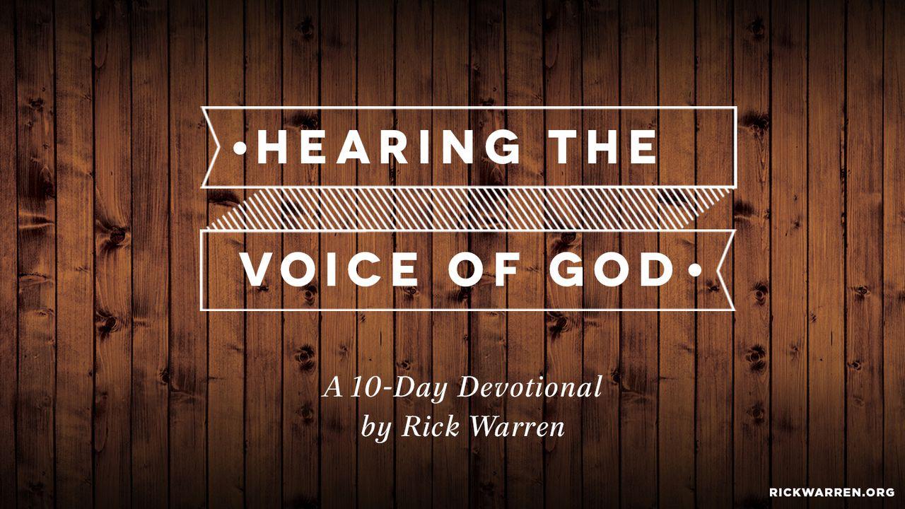 Wsłuchiwanie się w Boży głos