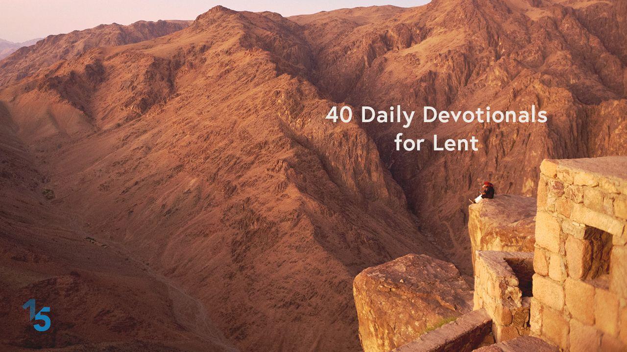 40 Daily Devotionals for Lent