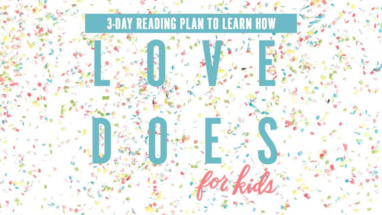 Plan de citire de 3 zile: Dragostea adevărată acționează