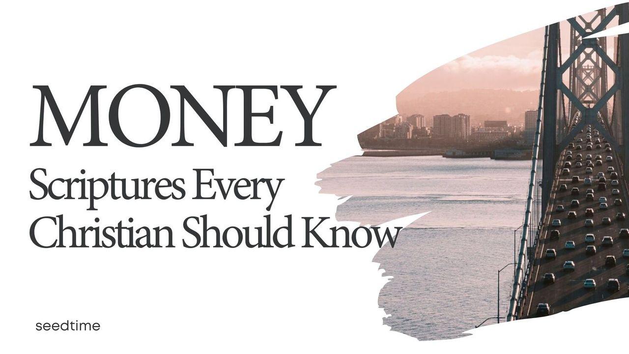 Money Scriptures Every Christian Should Know