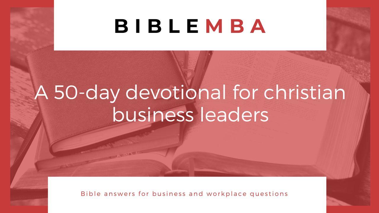 Bible MBA