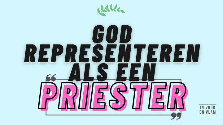 God Representeren Als Een Priester