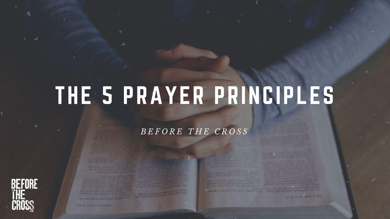 Before the Cross: The 5 Prayer Principles