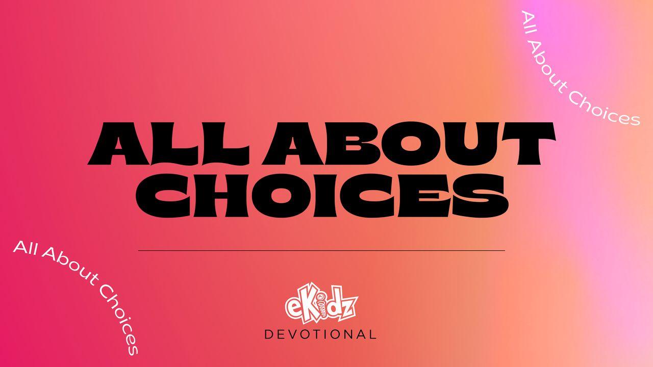 Devocional eKidz: Tudo sobre escolhas