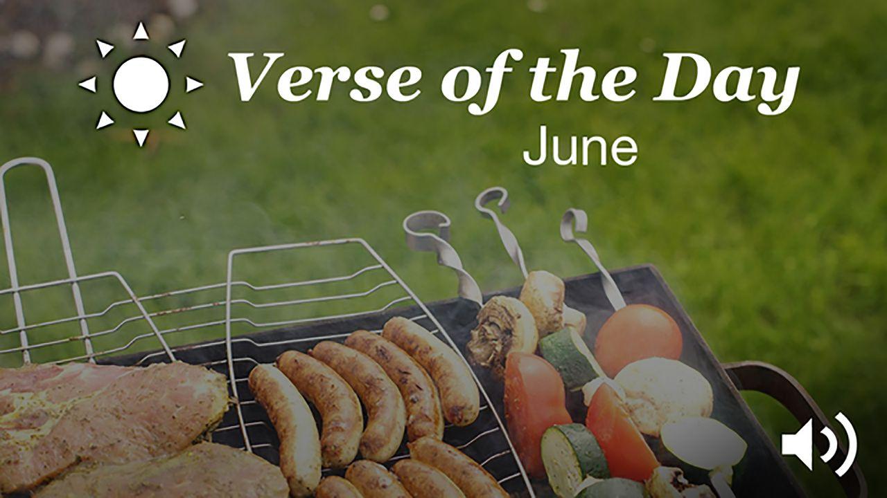 YouVersion Verse Of The Day: June 2016