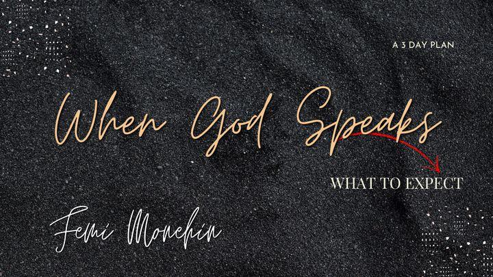 Ketika Tuhan Berbicara: Apa yang Diharapkan
