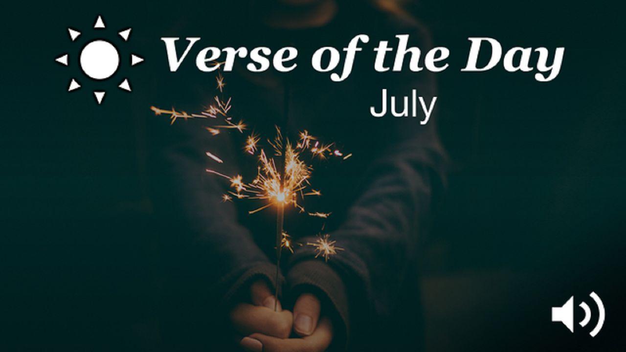 YouVersion Verse Of The Day: July 2016
